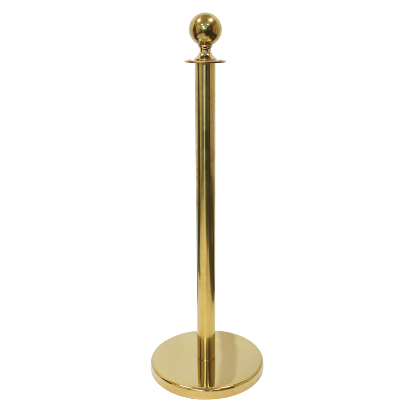 BARRIER AND ROPE GOLD – stanchion