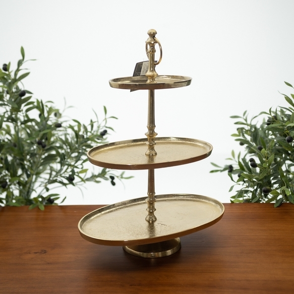 Cake stand – gold color