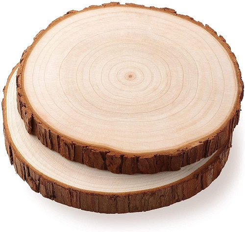 Wood log tray
